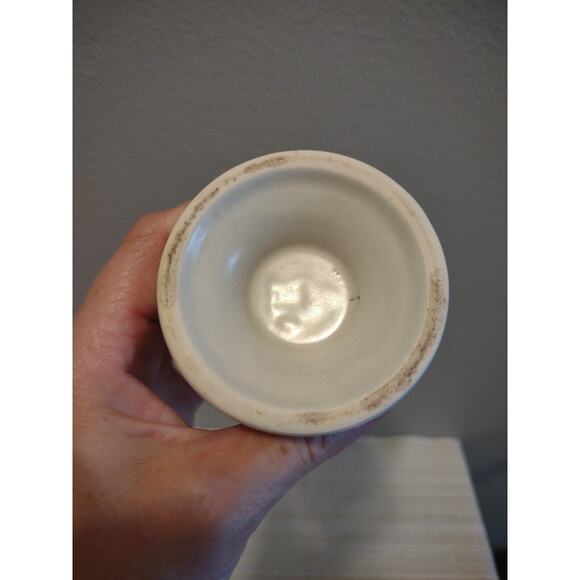 Pfaltzgraff Yorktown pattern stoneware footed pedestal latte coffee mug - Picture 7 of 7